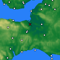Nearby Forecast Locations - Бриджуотер - карта