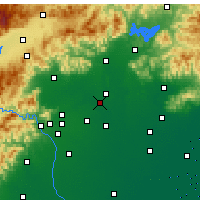 Nearby Forecast Locations - Шоуду (аэропорт) - карта