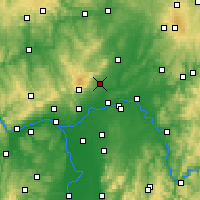 Nearby Forecast Locations - Бад-Хомбург-фор-дер-Хёэ - карта
