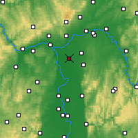 Nearby Forecast Locations - Грос-Герау - карта