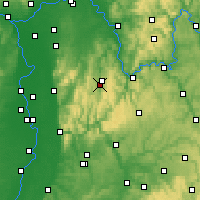 Nearby Forecast Locations - Эрбах - карта