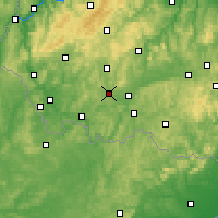 Nearby Forecast Locations - Нойнкирхен - карта