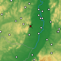 Nearby Forecast Locations - Нойштадт-ан-дер-Вайнштрасе - карта