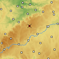 Nearby Forecast Locations - Мюнзинген - карта