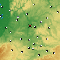 Nearby Forecast Locations - Хайльбронн - карта