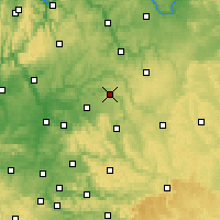 Nearby Forecast Locations - Кюнцельзау - карта