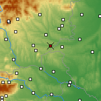 Nearby Forecast Locations - Еннерсдорф - карта