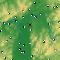 Nearby Forecast Locations - Эгельсбах - карта