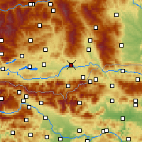 Nearby Forecast Locations - Фёлькермаркт - карта