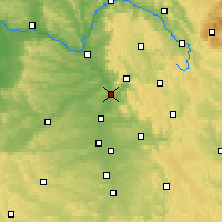 Nearby Forecast Locations - Форххайм - карта