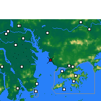 Nearby Forecast Locations - Shenzhen AP - карта