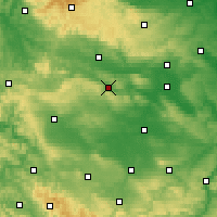 Nearby Forecast Locations - Зондерсхаузен - карта