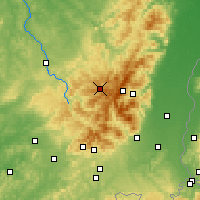 Nearby Forecast Locations - Жерарме - карта