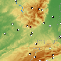 Nearby Forecast Locations - Giromagny - карта