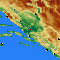 Nearby Forecast Locations - Меткович - карта