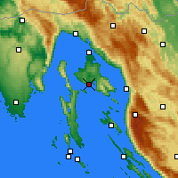 Nearby Forecast Locations - Крк - карта