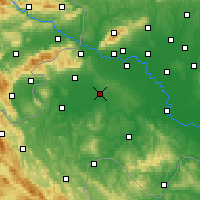 Nearby Forecast Locations - Писаровина - карта