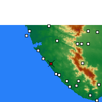 Nearby Forecast Locations - Attingal - карта
