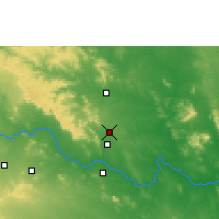 Nearby Forecast Locations - Bellampalle - карта