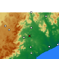 Nearby Forecast Locations - Bobbili - карта