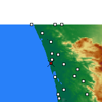Nearby Forecast Locations - Chendamangalam - карта
