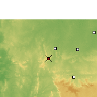 Nearby Forecast Locations - Dalli Rajhara - карта