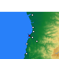 Nearby Forecast Locations - Даман и Диу - карта