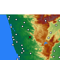 Nearby Forecast Locations - Erattupetta - карта