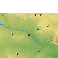 Nearby Forecast Locations - Gadwal - карта