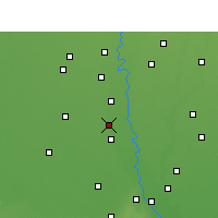 Nearby Forecast Locations - Ganaur - карта