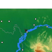 Nearby Forecast Locations - Gauripur - карта