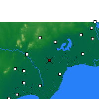 Nearby Forecast Locations - Gudivada - карта