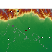 Nearby Forecast Locations - Джалпайгури - карта