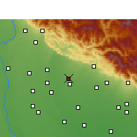 Nearby Forecast Locations - Jaspur - карта