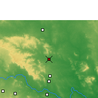 Nearby Forecast Locations - Kagaznagar - карта