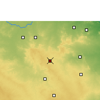 Nearby Forecast Locations - Kamareddy - карта