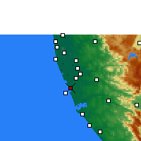 Nearby Forecast Locations - Kayamkulam - карта