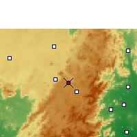 Nearby Forecast Locations - Корапут - карта