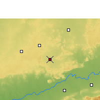 Nearby Forecast Locations - Mandideep - карта