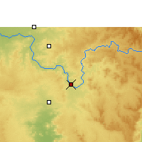 Nearby Forecast Locations - Mandla - карта