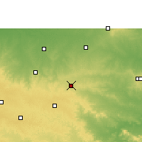 Nearby Forecast Locations - Mangrulpir - карта