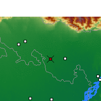 Nearby Forecast Locations - Mathabhanga - карта