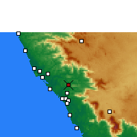Nearby Forecast Locations - Mattanur - карта