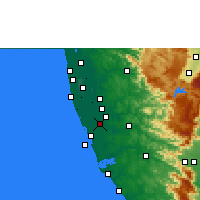 Nearby Forecast Locations - Mavelikkara - карта