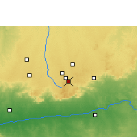 Nearby Forecast Locations - Mhow - карта