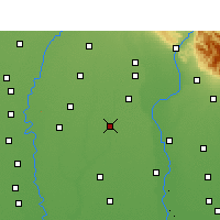 Nearby Forecast Locations - Музаффарнагар - карта