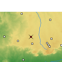 Nearby Forecast Locations - Nagda - карта