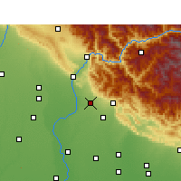 Nearby Forecast Locations - Najibabad - карта