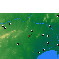 Nearby Forecast Locations - Narasaraopet - карта