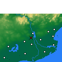 Nearby Forecast Locations - Nidadavolu - карта